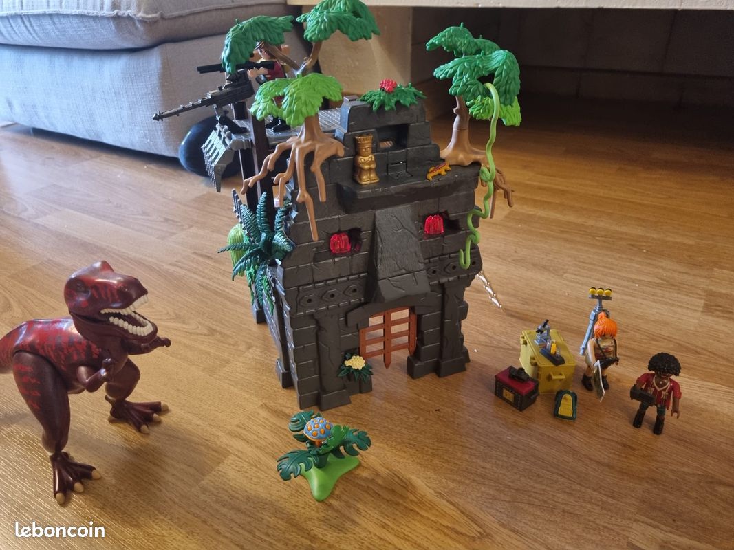Playmobil 9429 temple et T-rex Jeux Jouets
