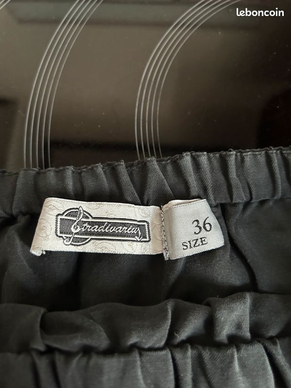 Combi bustier et pantalon noir stradivarius 36 (image 3)