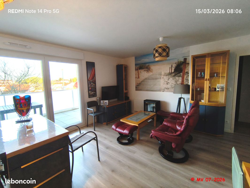 Appartement 3 pièces 63 m² · à Notre-Dame-de-Monts · 62,5 m² · 240 000 €