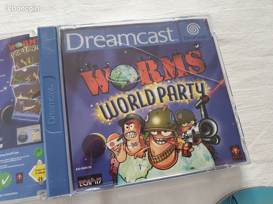 Acheter Worms World Party - Sega Dreamcast - Prix Imbattable