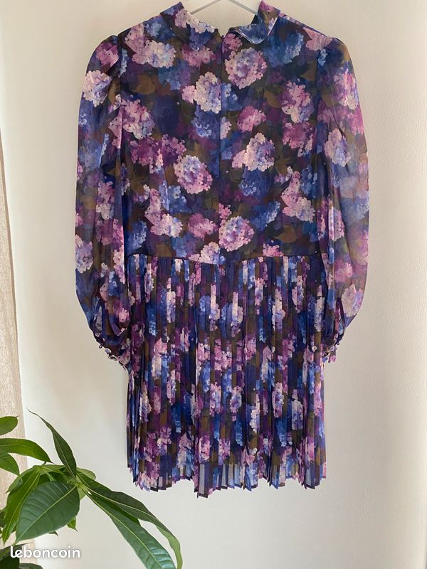 Robe courte plissée - The Kooples (image 1)