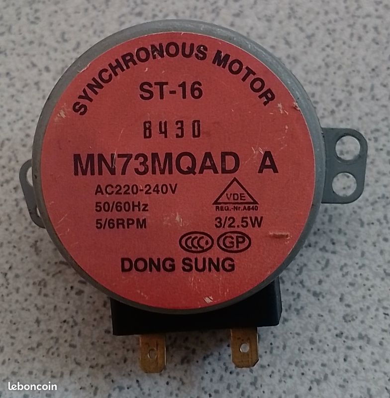Micro moteur synchrone 220V. ST - 16 (image 8)