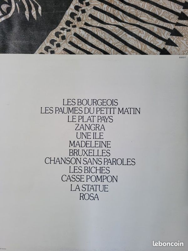 Coffret Brel 7 disques 33T avec pochettes (image 4)