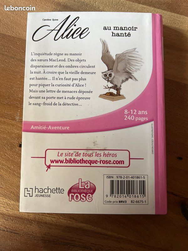 Livre Alice au Manoir Hanté (image 2)