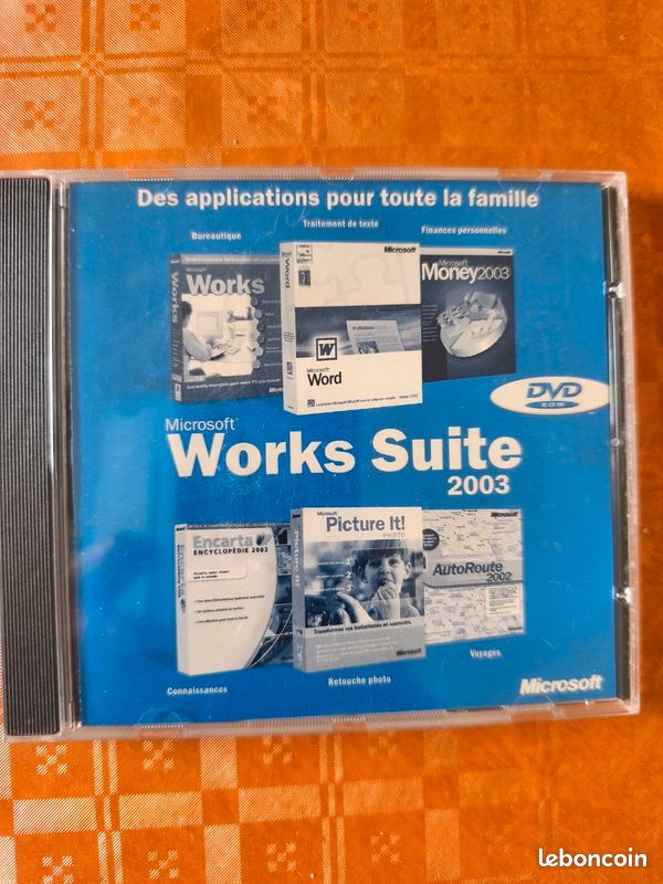 Logiciel PC Vintage - Microsoft Works Suite 2003 (DVD-ROM) (image 1)