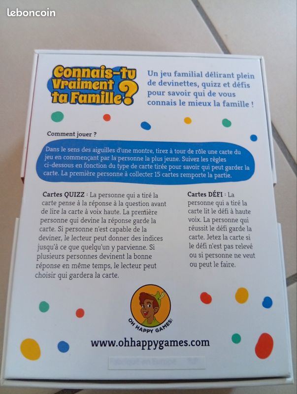 Connais-tu Vraimnt ta Famill ? L Ju d Quizz préféré ds famills unis ! au millur prix