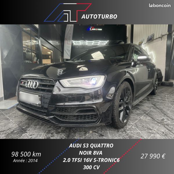 Audi S3 SPORTBACK 2.0 TFSI 300CH Garantie 12 mois QUATTRO S TRONIC 6 (image 2)
