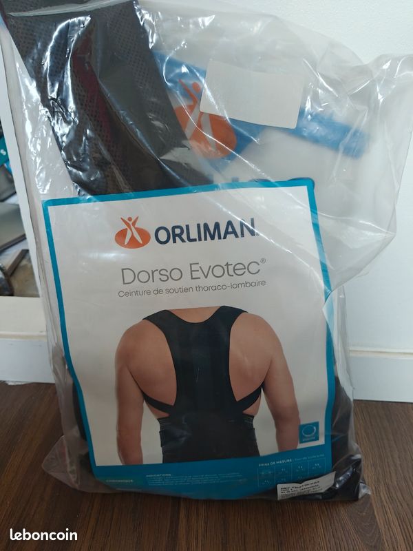 DORSO EVOTEC ORLIMAN ceinture de soutien thoraco lombaire