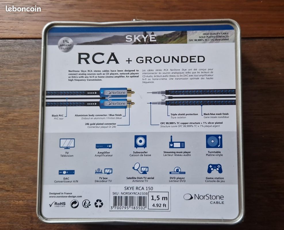 Cable NorStone Skye RCA (image 2)