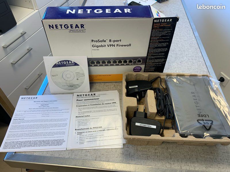 Routeur Netgear ProSafe FVS318G – 8 Ports LAN, Occasion Fonctionnel