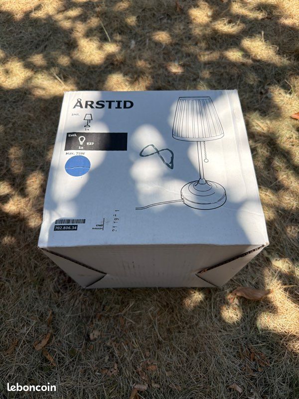 Lampe Årstid gris neuf (image 1)