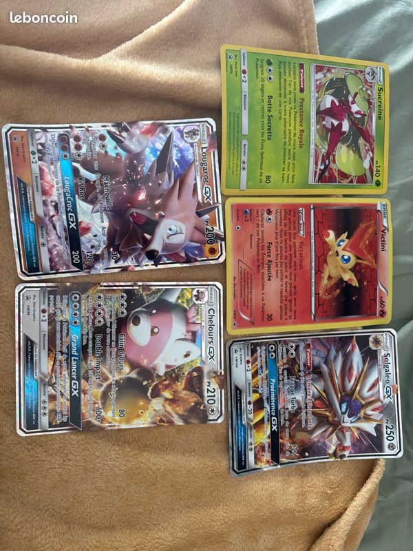 Lot de grande carte pokémon (image 1)