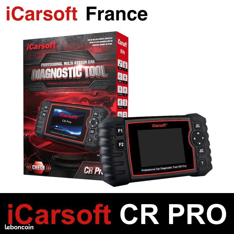 ICarsoft CR Pro, Valise Diagnostic Automobile Multimarques en Français