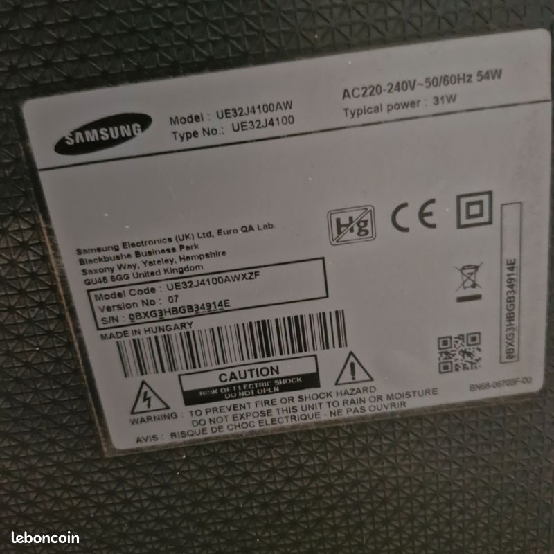 Télévision samsung (image 2)