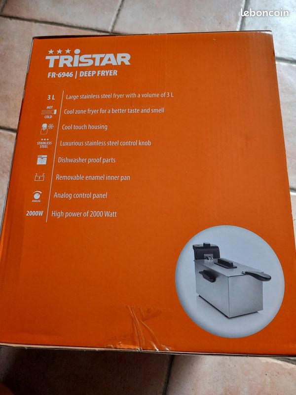 NEUF Friteuse à huile 3l Tristar (image 2)