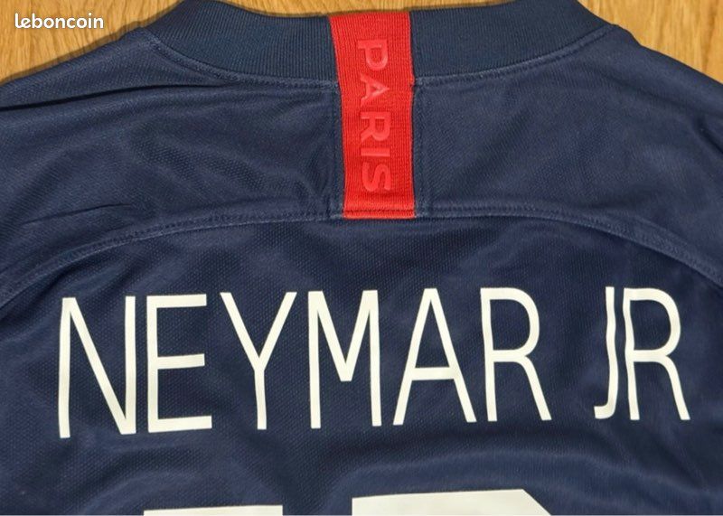 Lot De 2 Flocage Officiel PSG Neymar Jr 10 Junior Ligue1 Third