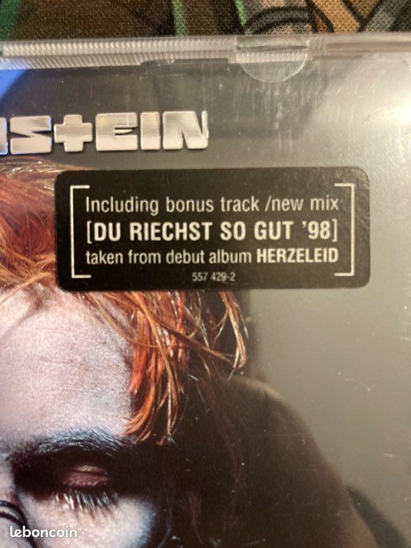Rammstein Sehnsucht Limited Édition Bonus Du Riechst 98 Rare (image 2)