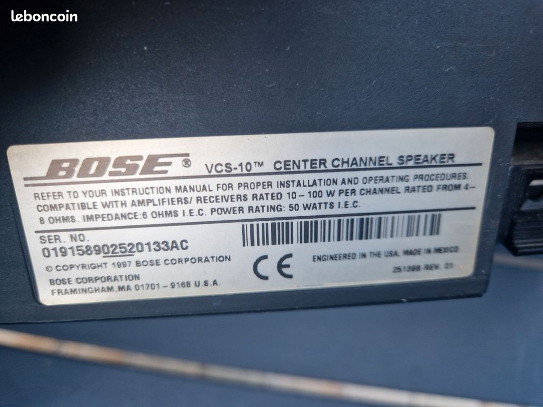 Lot Bose Home cinéma (image 11)
