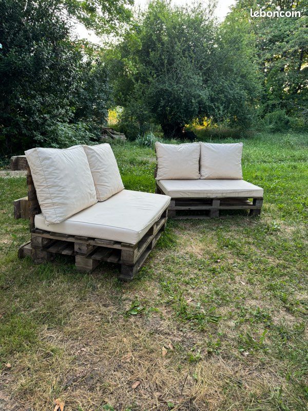 Banquettes extérieures en palette (image 3)