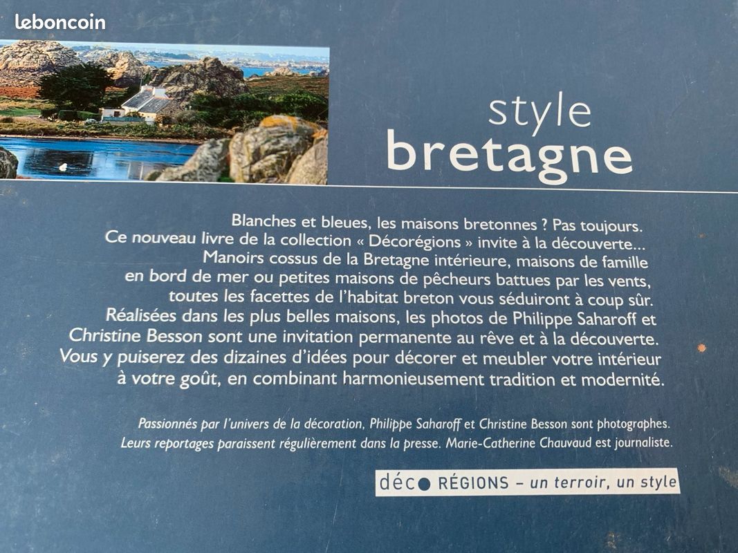 « STYLE BRETAGNE » Beau livre, 130p (image 2)