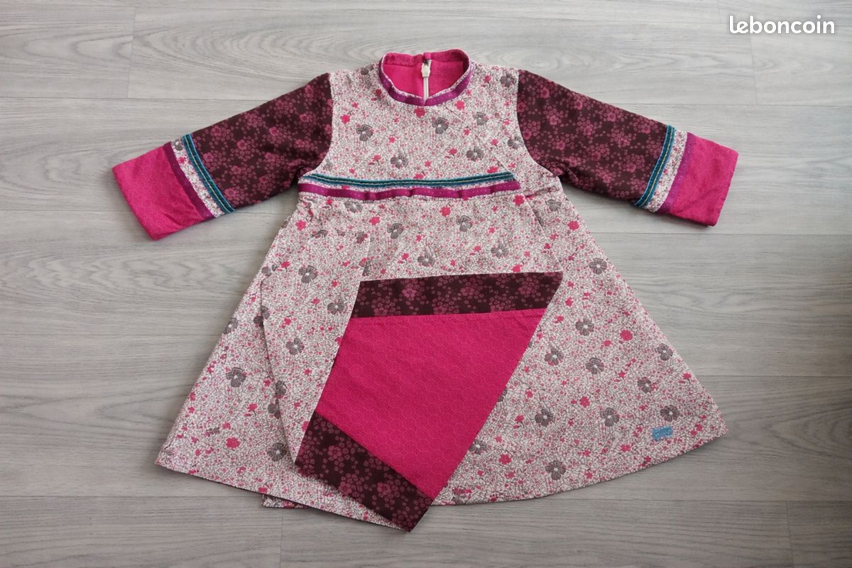 Robe bébé Kenzo 12 mois 74 cm – Made in France - modèle imprimé signature (image 1)