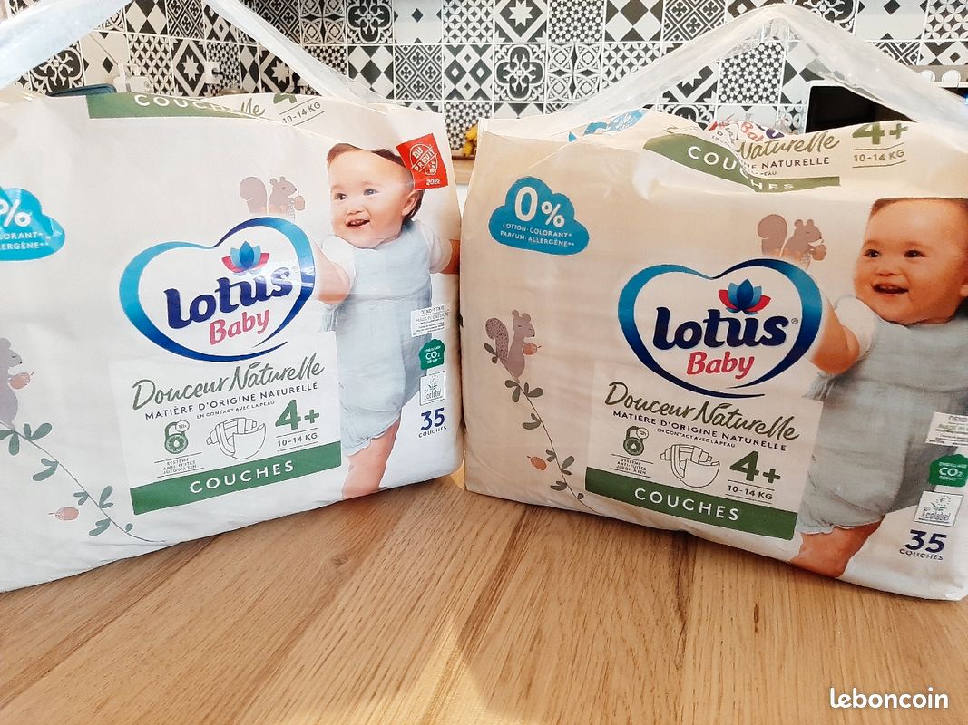 Couches bébé Lotus x 2 paquets (image 1)