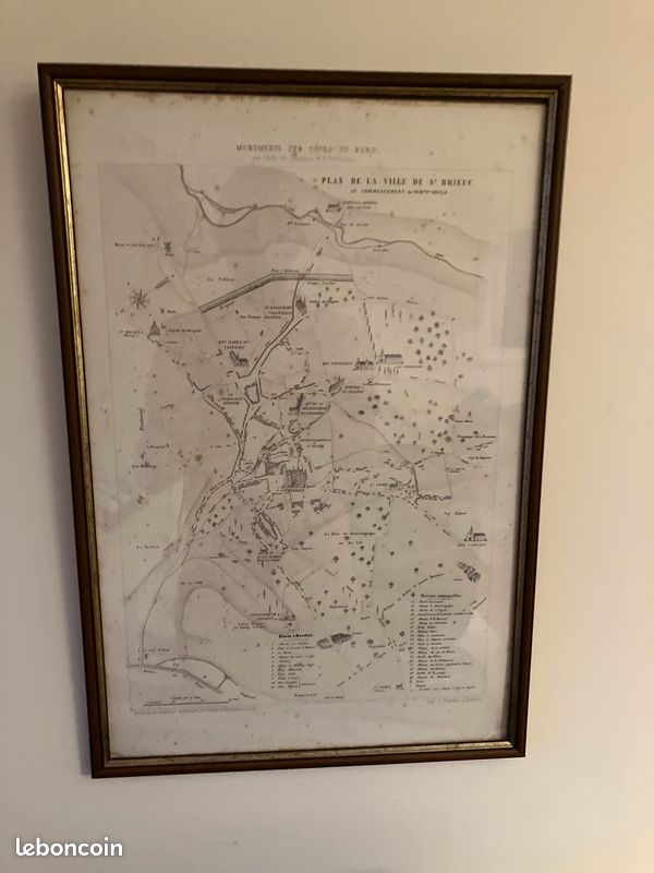 Carte ancienne de st brieuc (image 2)