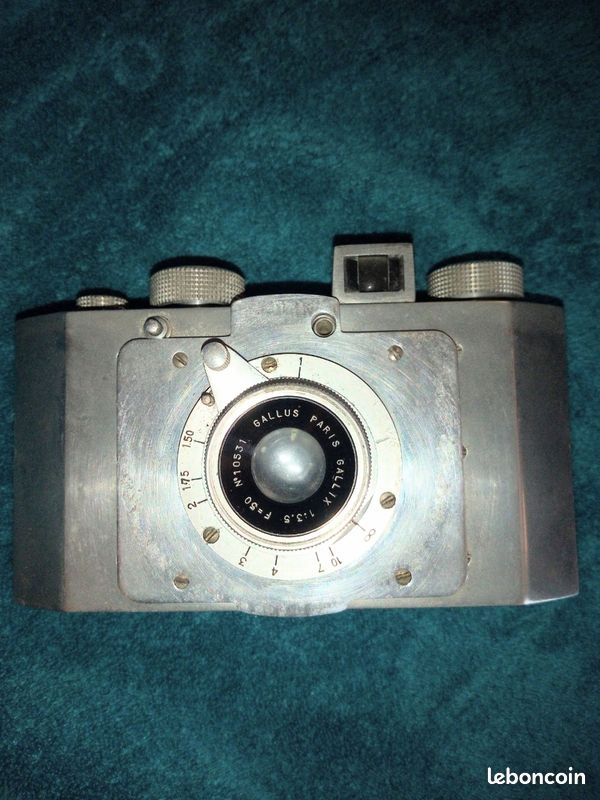 Appareil Photo Vintage Gallus Derlux – Objectif Gallix 50 Mm F/3,5 – Pour Pièces