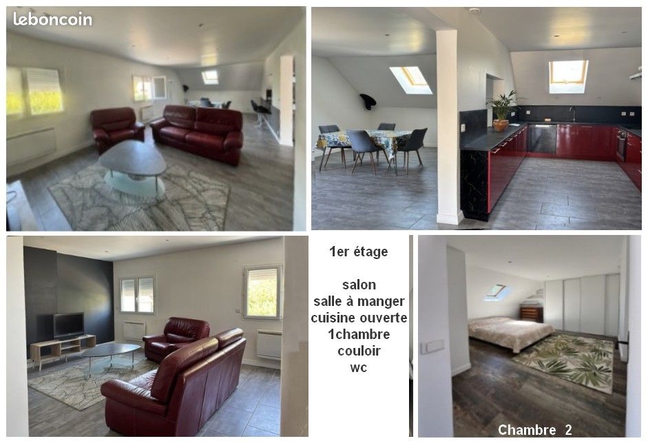 Duplex 96 m2 meublé dans maison individuelle (image 2)