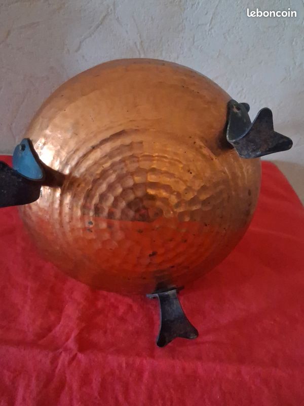 Cache pot en cuivre (image 3)