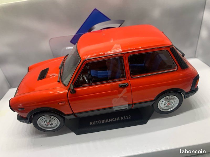 Solido 1:18 Autobianchi A112 Abarth MK5 1980 rouge S1803802 modèle