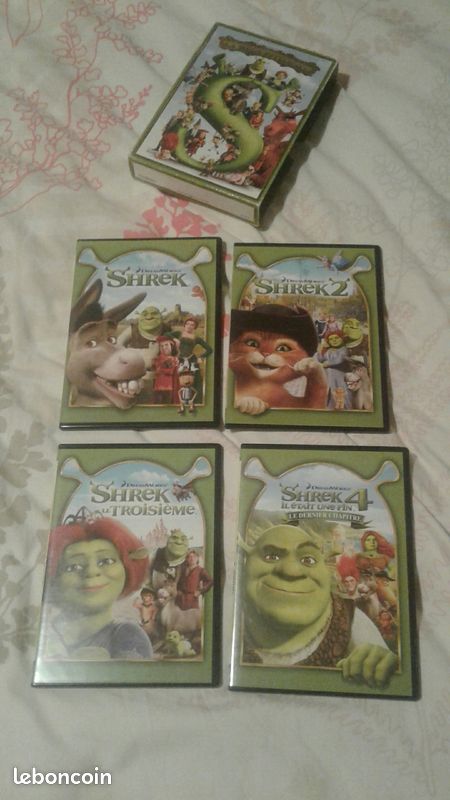 Coffret dvd la mega intégrale "shrek 1,2,3 et 4 (image 2)