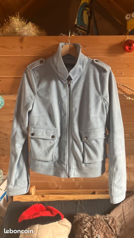 Veste bleu clair (image 1)