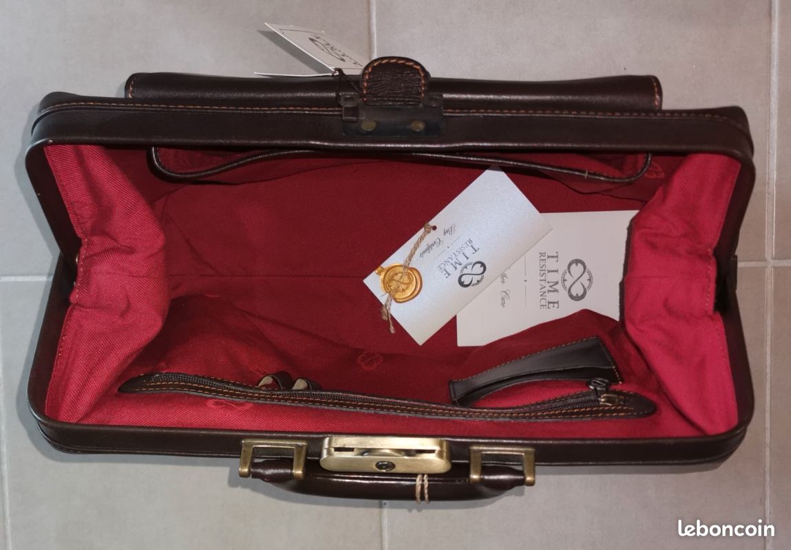 Sac de Médecin en cuir Italien Time resistance (image 3)