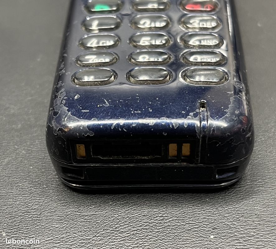 Téléphone Portable Vintage Panasonic GSM G520 + Housse SFR - Pour Pièces (non Testé)