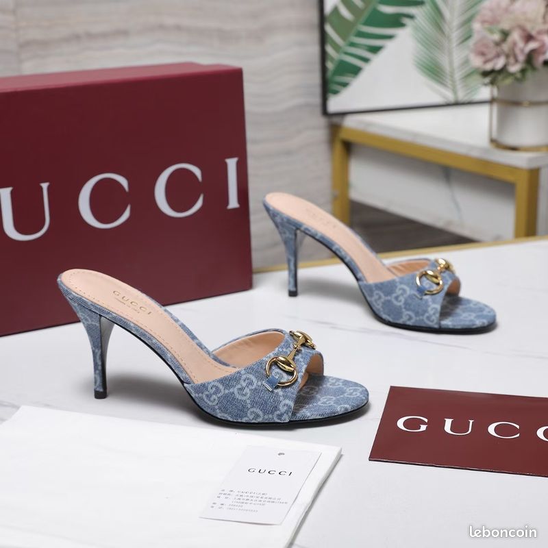 Escarpins bleus pour femmes (image 9)
