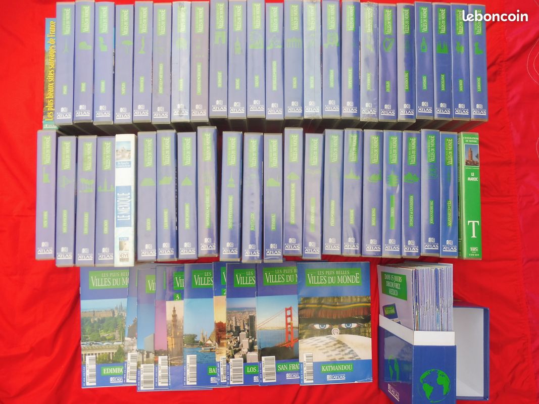 45 Cassettes VHS: VILLES DU MONDE/voyage/tourisme (image 2)