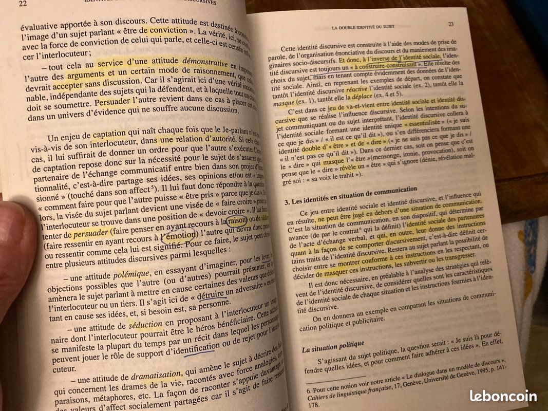 Identités sociales et discursives du sujet parlant (image 6)