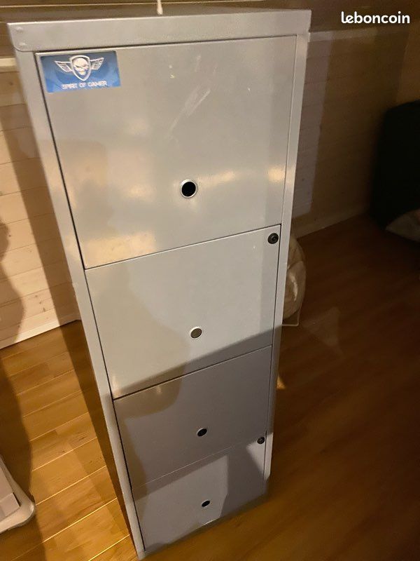 Commode 4 tiroirs style atelier (image 2)