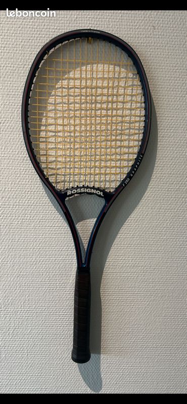 Raquette Tennis Vintage Rossignol C-12 Graphite - Manche 4 3/8 L (Bon état)