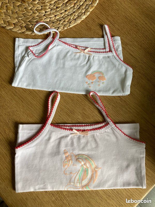 Lot de t-shirts à bretelles vertbaudet taille :4 ans (image 2)