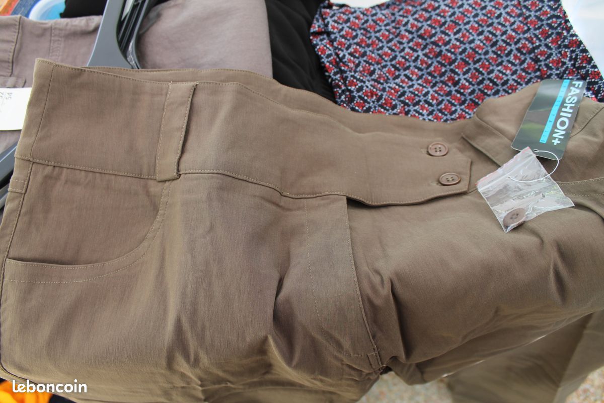 Pantalon beige T50 (image 2)