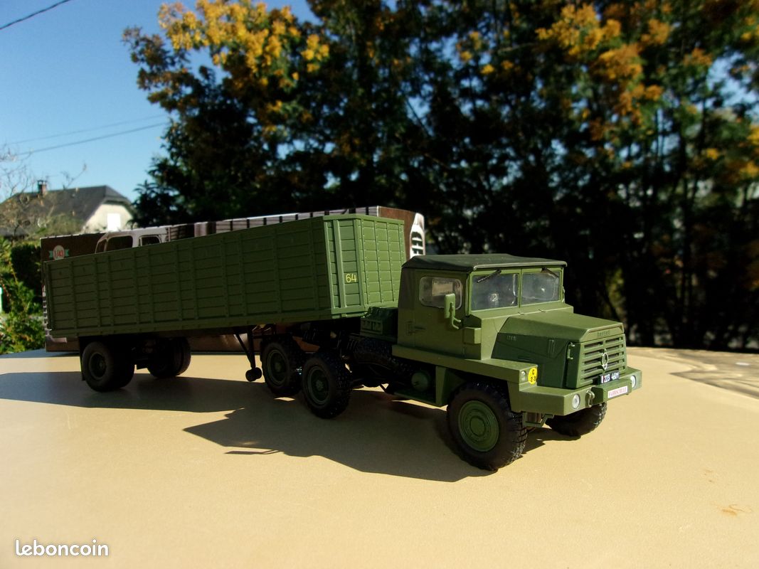 Berliet - GBC 8 KT 6x6 Transport Militaire - Modèle Presse - 1/43
