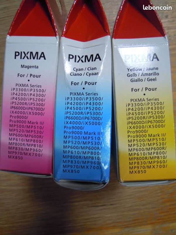 Lot de 3 cartouches Canon Pixma (image 2)