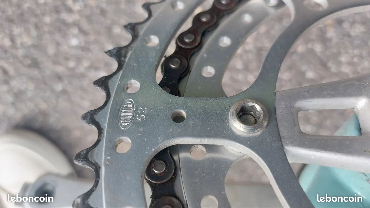 Pedalier vtt 9v alu grand plateau 170mm 42-32-22 plateaux demontables