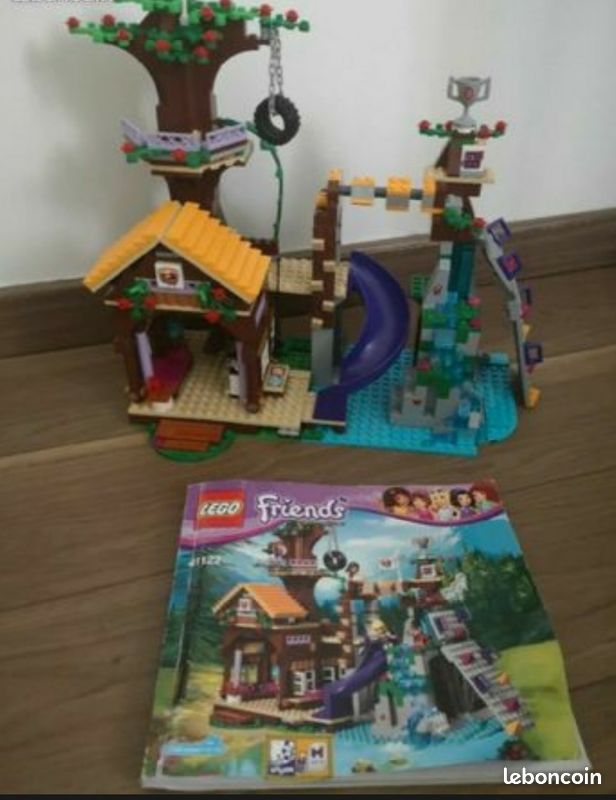 Légo Friends 41122 avec boîte la cabane dans les arbres base d'aventures complet pour montage papi62220 (image 1)