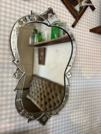 Miroir Vénitien Ancien 18ème Siècle, 1750 en vente sur