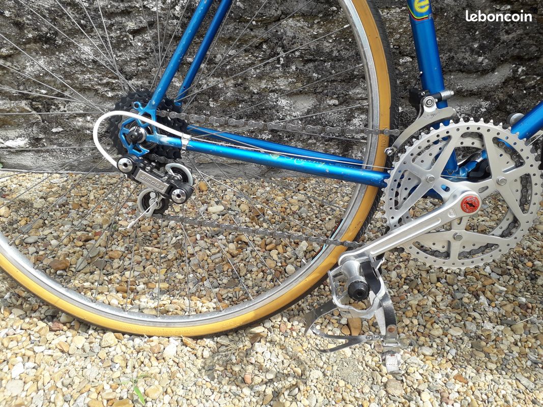 VÉLO VINTAGE GITANE Olympic en Reynolds 531 de 1976 pattes nid d'abeilles EUR 150,00 - FR