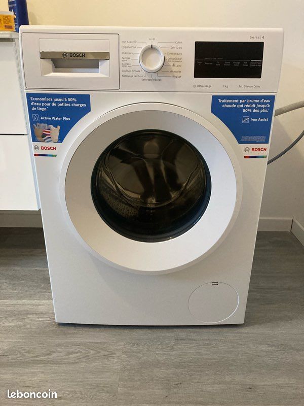Lave-linge hublot Bosch Série 4 - 9kg (image 1)
