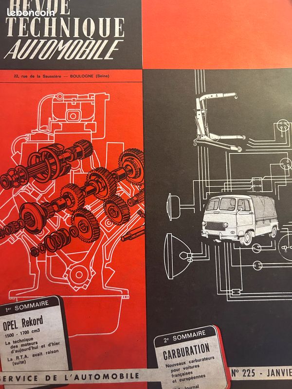 Revue Technique Automobile OPEL Rekord (image 2)